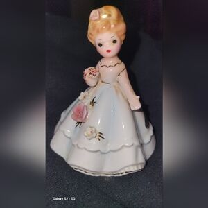 Vintage Josef Originals Ceramic Southern Belle Bell Figurine